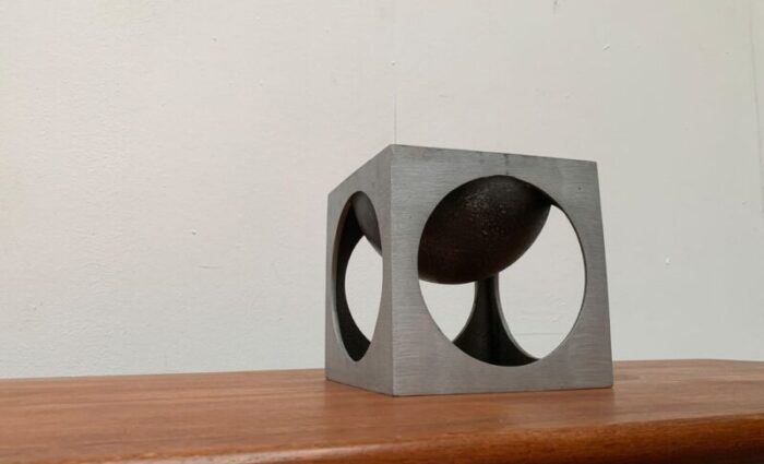 lorenzo burchiellaro mid century italian modernist cube sculpture 31