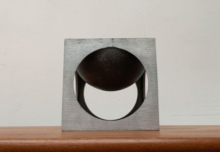 lorenzo burchiellaro mid century italian modernist cube sculpture 33