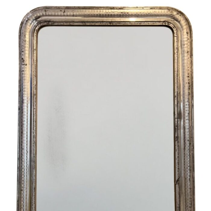 louis philippe silver leaf mirror 2