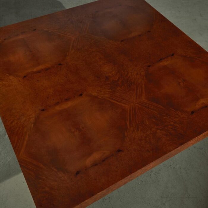 low square coffee table with hexagon patterns 1549