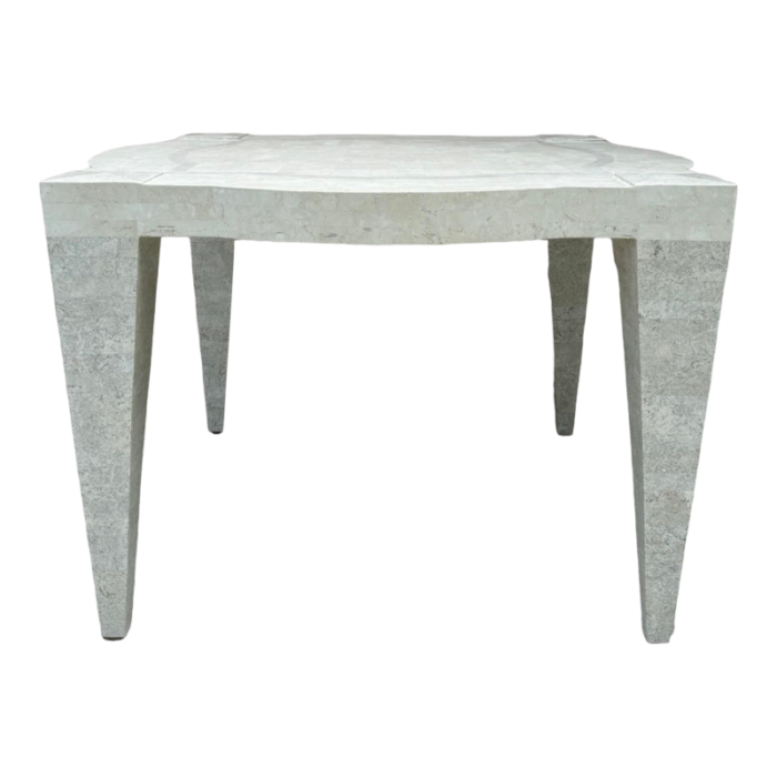 maitland smith tessellated marble dining table 6593