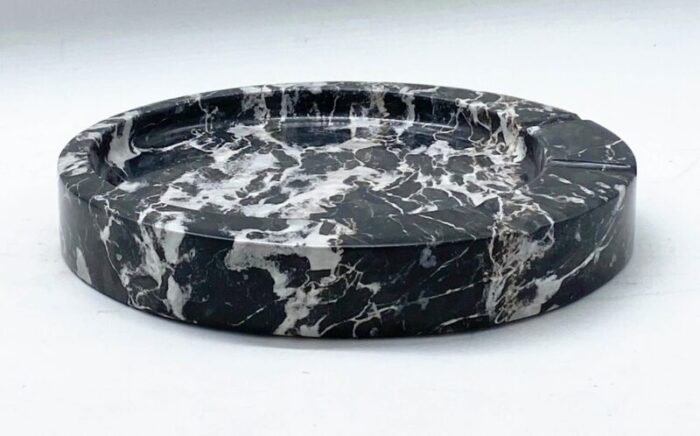 marble bow or ashtray by sergio asti for up up italy 1970s 2