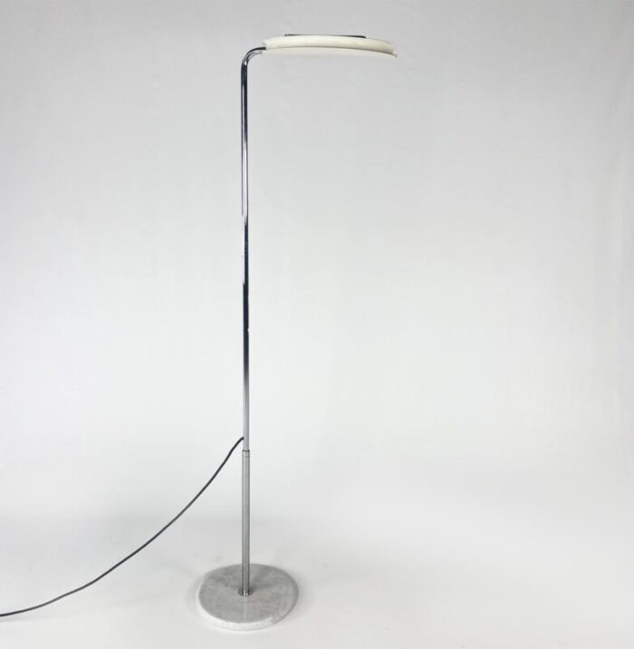 mezzaluna floor lamp by bruno gecchelin for skipper italy 1970s 9774