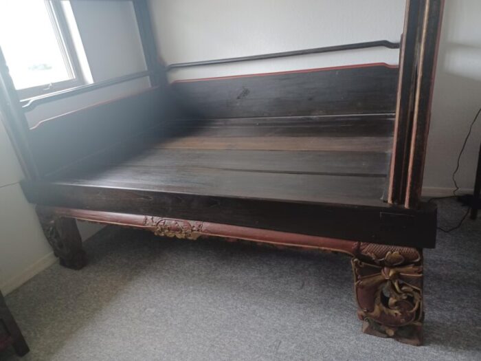 mid 18th century chinese vintage wedding bed 2752