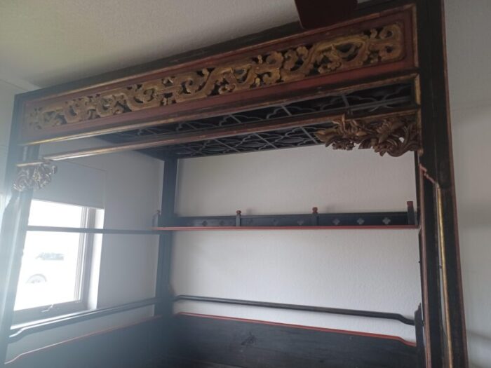 mid 18th century chinese vintage wedding bed 7481