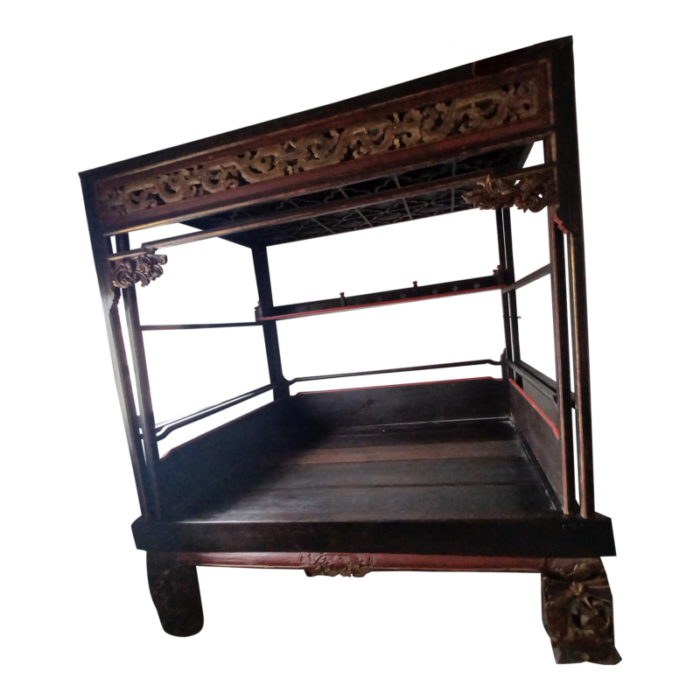 mid 18th century chinese vintage wedding bed 7569