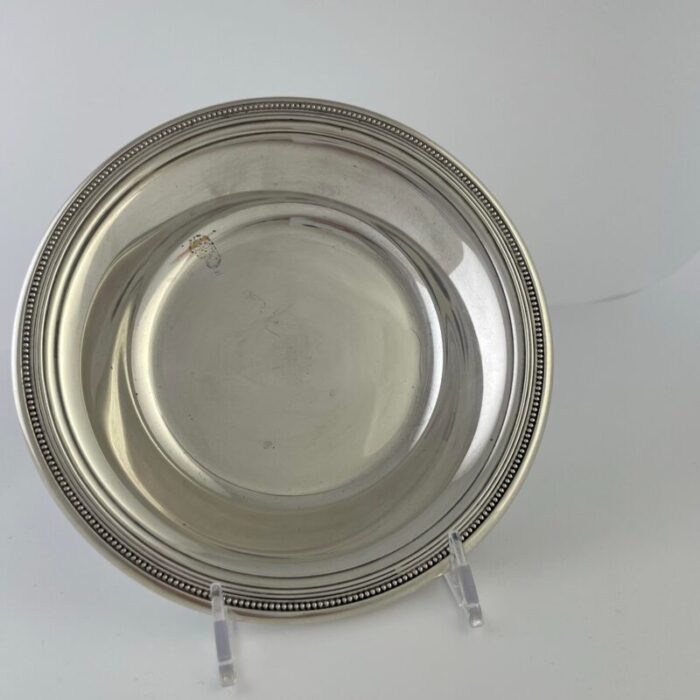 mid 20th century reed and barton ambassador silverplate bonbon bowl 7639