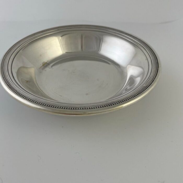 mid 20th century reed and barton ambassador silverplate bonbon bowl 8933