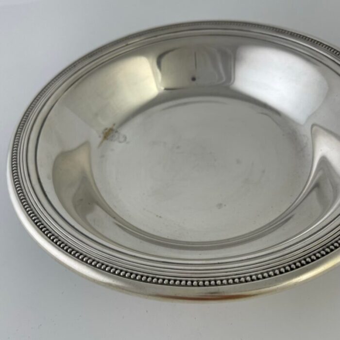 mid 20th century reed and barton ambassador silverplate bonbon bowl 8940