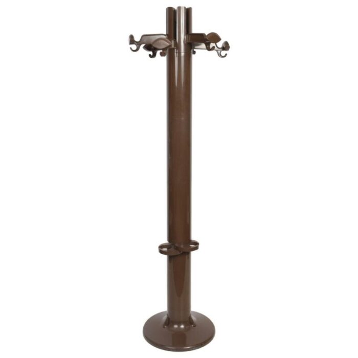 mid century brown plastic coat rack by giancarlo piretti for anonima castelli 1972 1