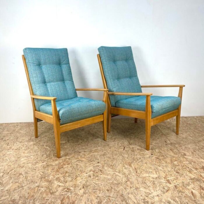 mid century cintique armchairs 1960s set of 2 0468