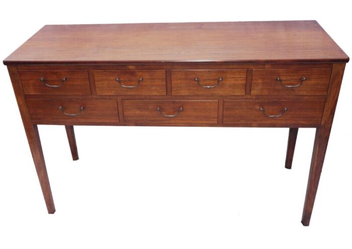 mid century danish brazilian rosewood console table by frode holm for illums bolighus 1950s 4981