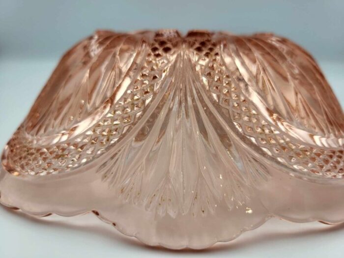 mid century glass bowl 1960s 4