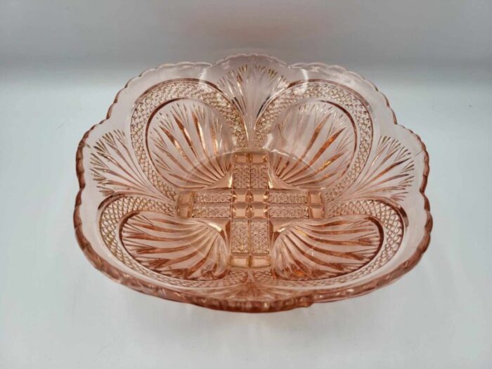 mid century glass bowl 1960s 7