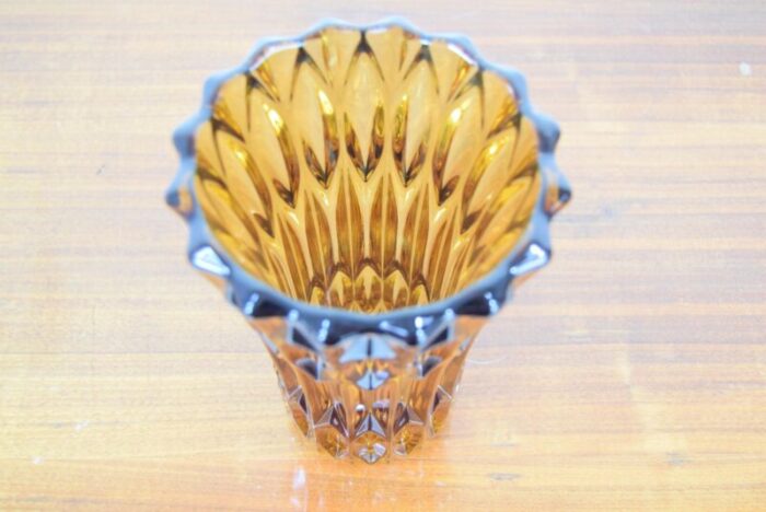 mid century glass vase 1960s 5