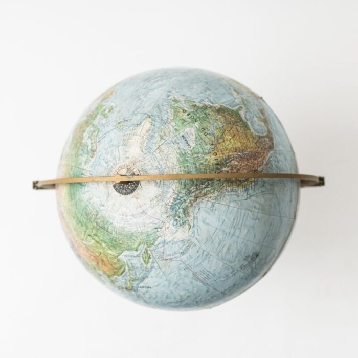 mid century globe 1970s 13