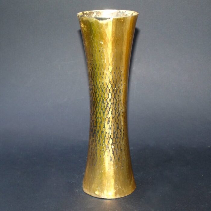 mid century golden vase from zanetto 4