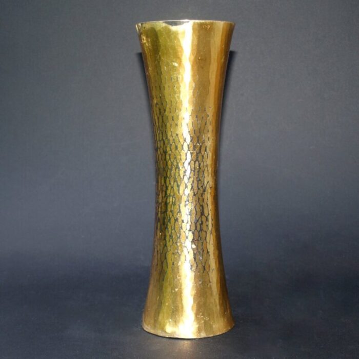 mid century golden vase from zanetto 6