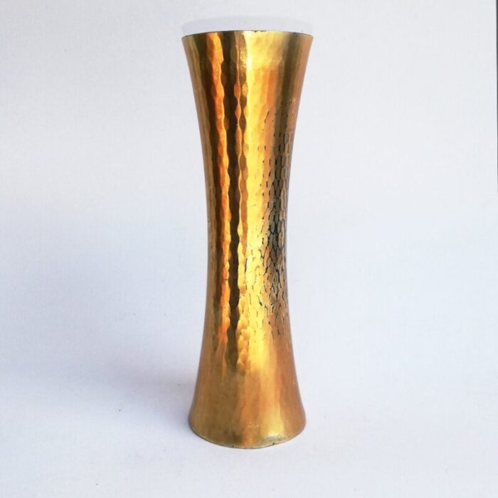 mid century golden vase from zanetto 7