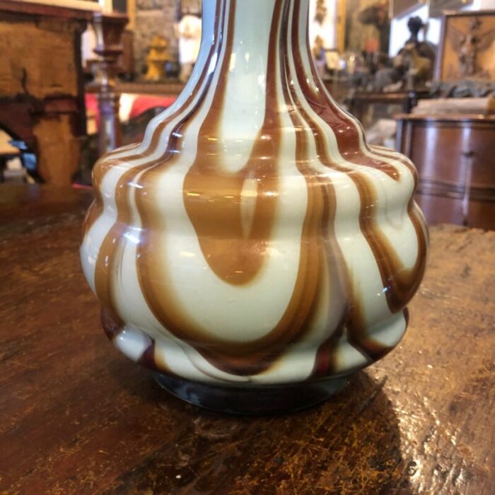 mid century italian opaline glass vase by carlo moretti 1970s 3