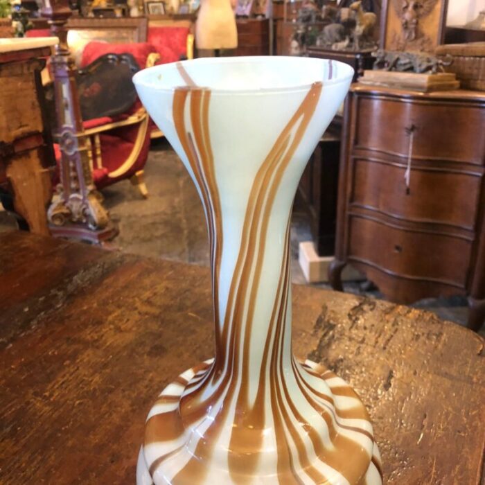 mid century italian opaline glass vase by carlo moretti 1970s 8