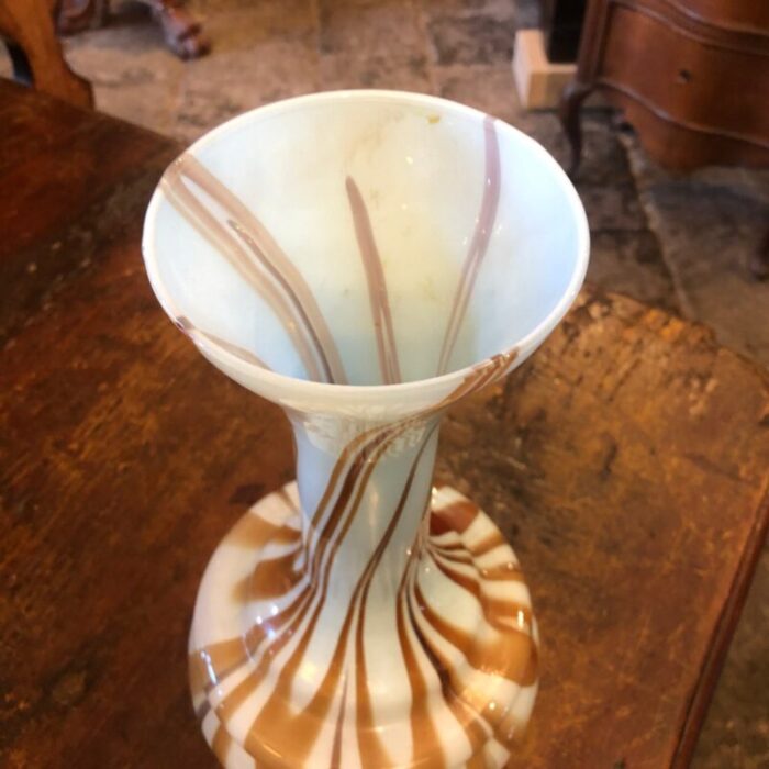 mid century italian opaline glass vase by carlo moretti 1970s 9