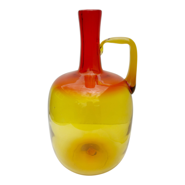 mid century modern blenko jug by joel myers 9433