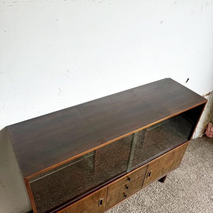 mid century modern display cabinet 0155