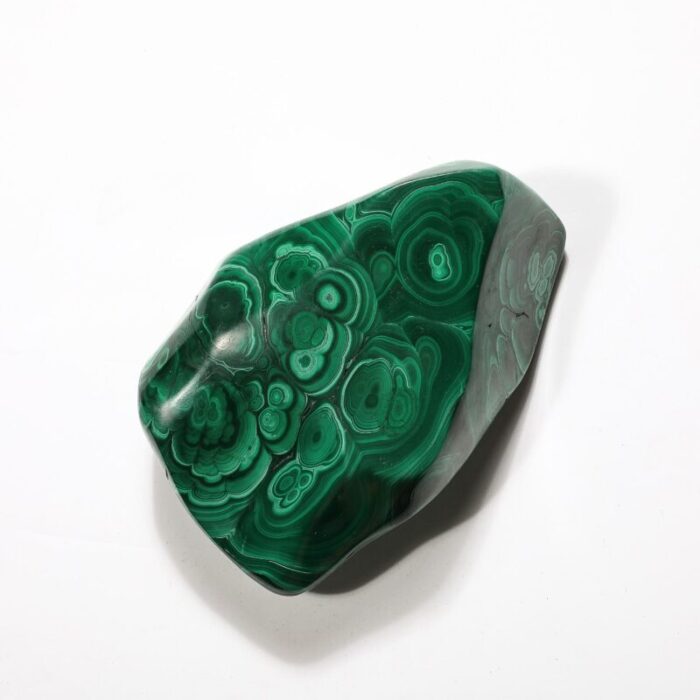 mid century modernist elongated malachite bowlashtray 3760