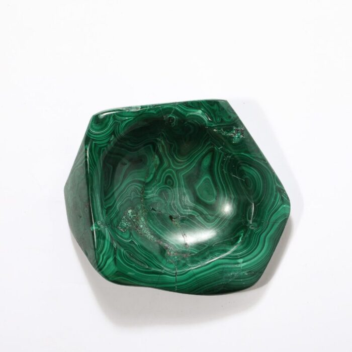 mid century modernist malachite bowlashtray 4043