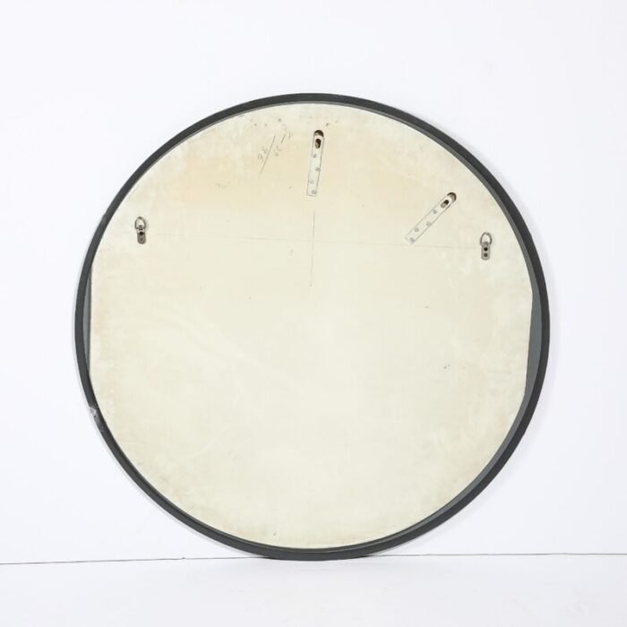 mid century modernist round tiered mirror by fontana arte 3449