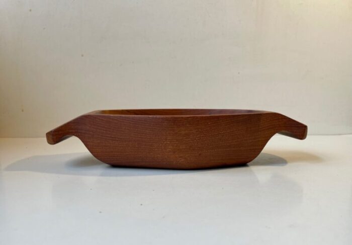 mid century scandinavian teak bowl 1960s 3