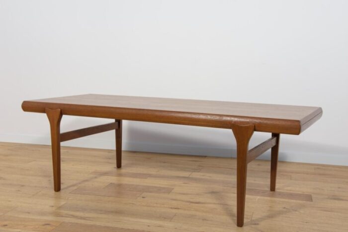 mid century teak coffee table by johannes andersen for cfc silkeborg denmark 1960s 0465