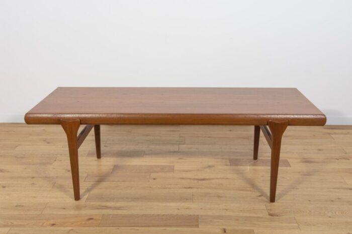 mid century teak coffee table by johannes andersen for cfc silkeborg denmark 1960s 4857