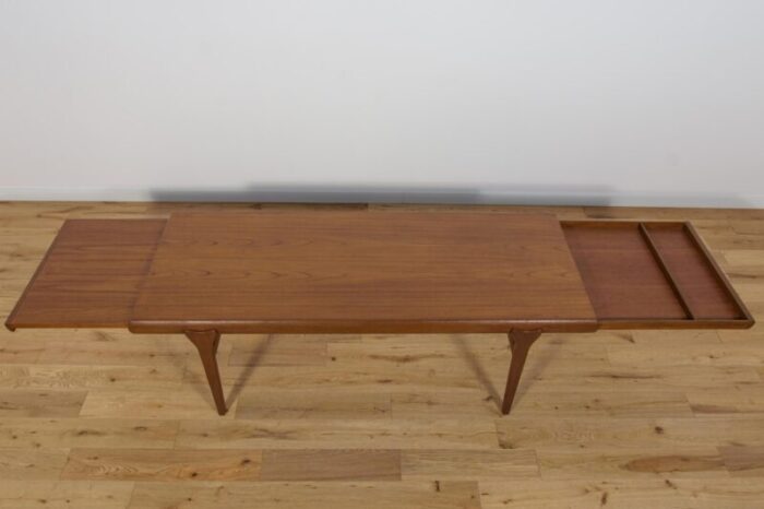 mid century teak coffee table by johannes andersen for cfc silkeborg denmark 1960s 6193