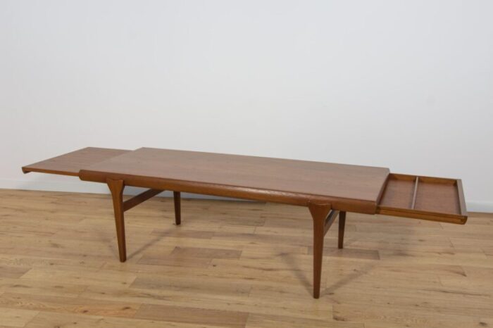 mid century teak coffee table by johannes andersen for cfc silkeborg denmark 1960s 6333