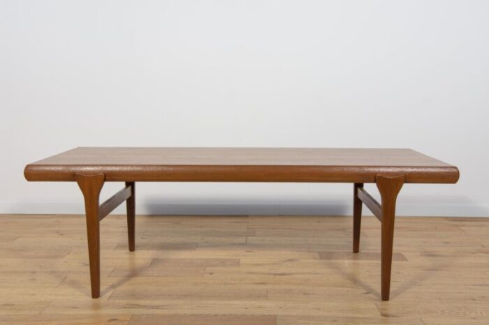 mid century teak coffee table by johannes andersen for cfc silkeborg denmark 1960s 9129