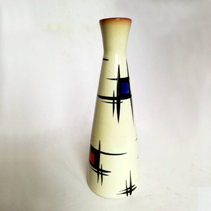 mid century vase by leonardi rovereto 1