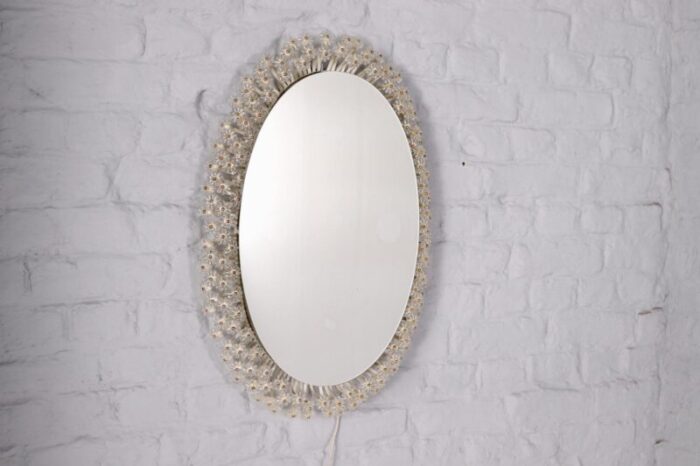 mirror backlit oval mirror by emil stejnar 1