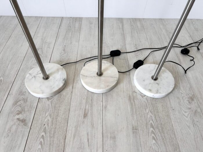 mod papavero floor lamps by achille castiglioni for flos 1964 set of 3 4033