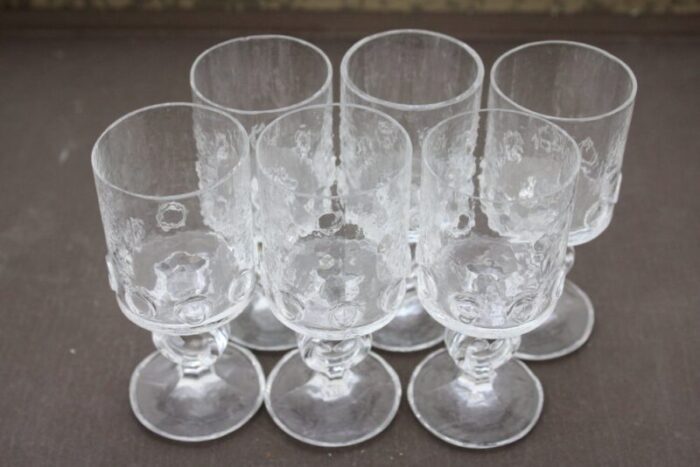 model evergreen drinking glasses from riedel 1960s set of 6 3