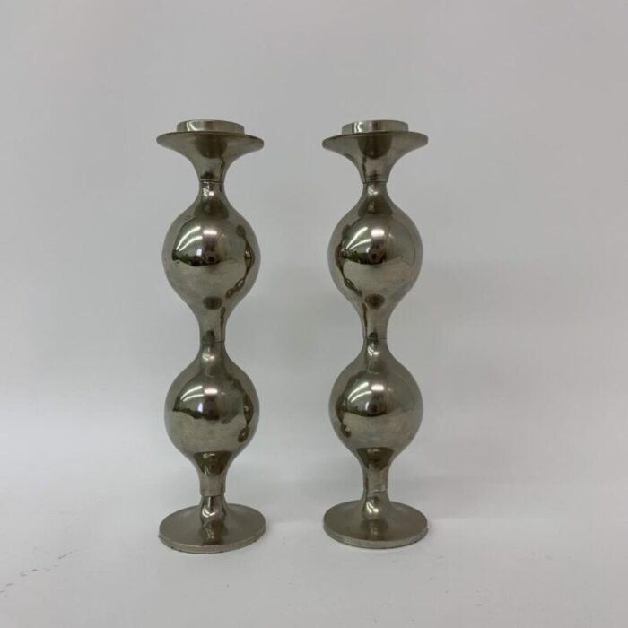 modular candlesticks 1970s set of 2 2