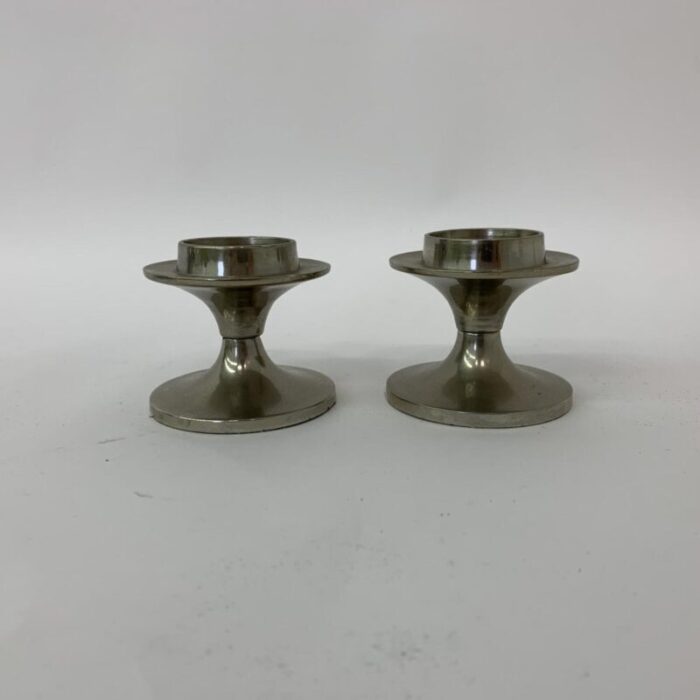 modular candlesticks 1970s set of 2 5