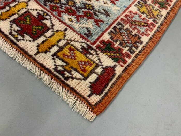 moroccan berber tazenakht rug in red blue 8