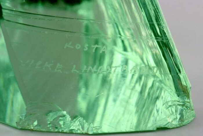 mouth blown glass block by vicke lindstrand for kosta boda 8