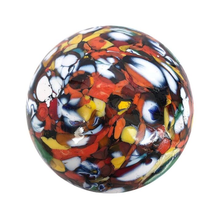 multi color murano glass paperweight 10