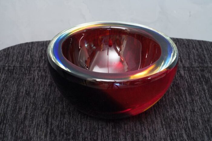 murano glass ashtray by paolo venini for venini 1960s 5