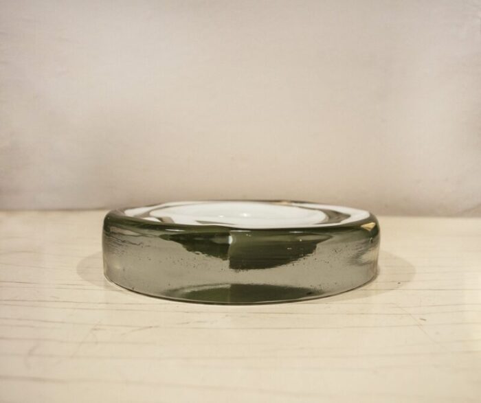 murano glass ashtray from venini 1970s 2