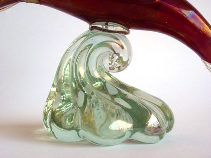 murano glass bird by alfredo barbini for pauly c 1940s 7