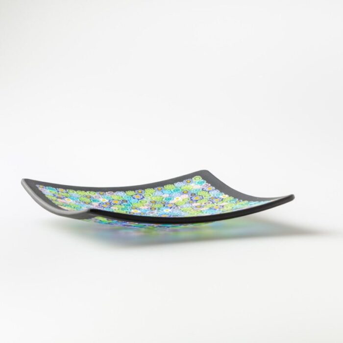 murano glass millefiori plate by ercole moretti 1